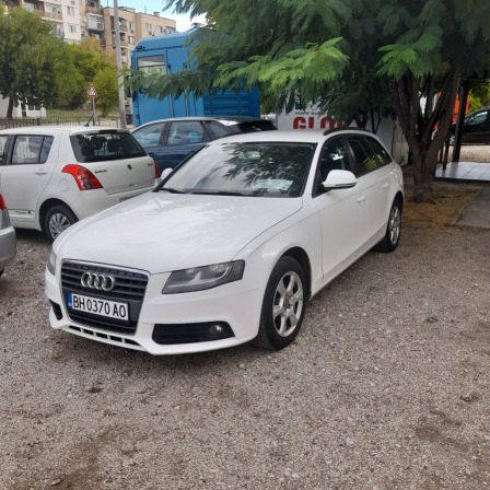 10,800
                    5,521.95                
                
                    BGN
                    EUR
                
            
                                                            
                    
                
                
                    
                        Audi A4 2.0TDI                    
                
                
                
                                2009, Дизел, 184000 км.                
                
                                            В много добро визуално и техническо състояние.Скоро регистриран.Напълно отс…